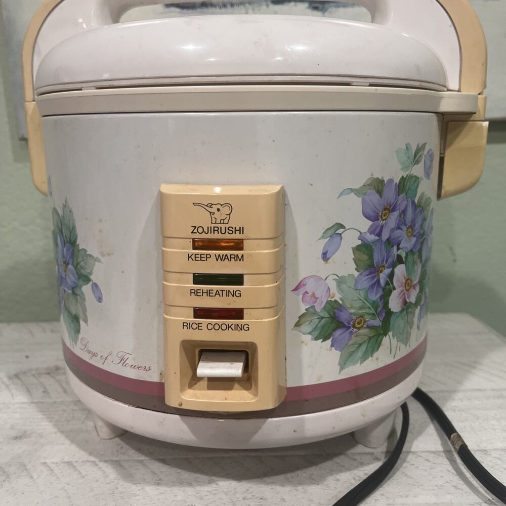 Vtg Zojirushi NH-1003 Rice Cooker Warmer Twin Heat Rice Mom, Original Japan Made - Picture 6 of 12